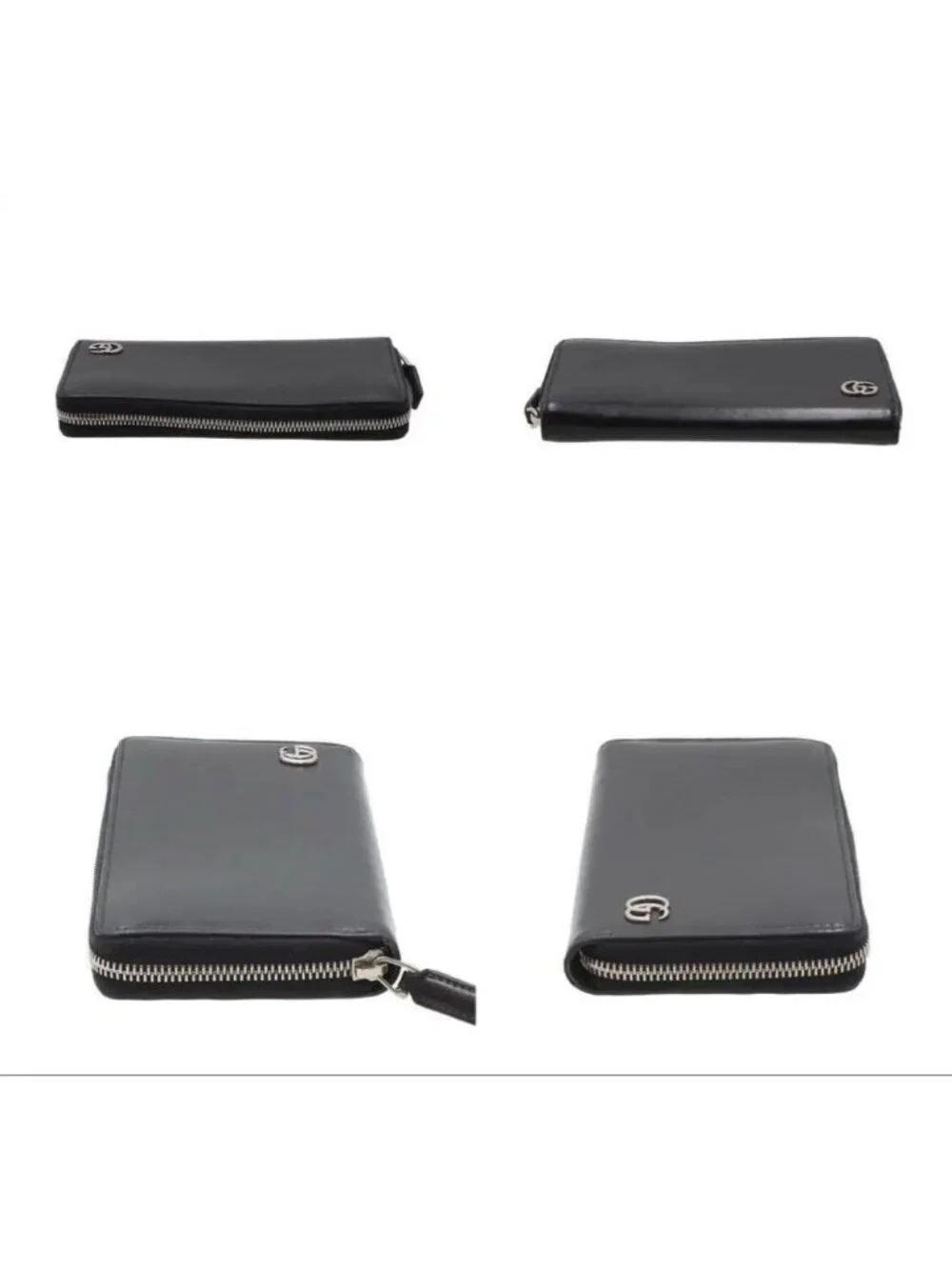Gucci GG Marmont Leather Zip Around Wallet